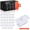 30Pcs Nylon Bumper Cover Grommet Retainer for Honda Acura