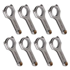 Set of 8 H-Beam Rods for GMC Chevy Big Block 396/454/502 (6.135", Forged 4340, ARP2000)