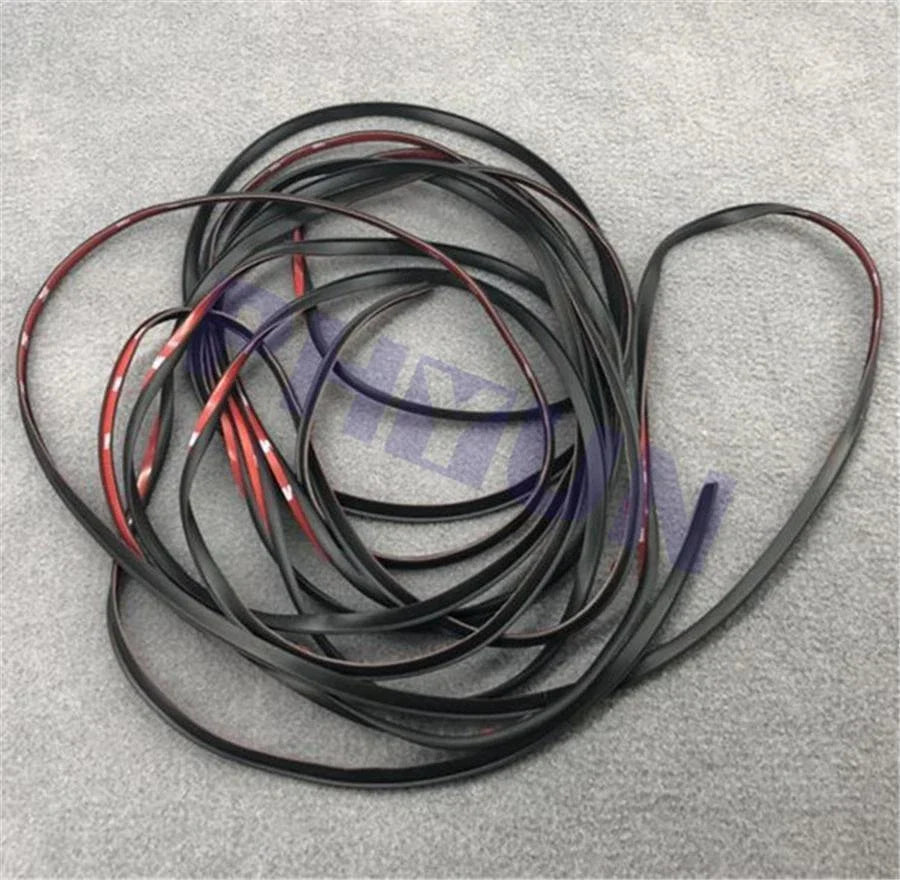 5M Slanted T Rubber Seal Strip Weatherstrip for Car Headlight Bumper Insert