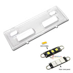 Clear Overhead Dome Light Set for Chevy Silverado Sierra (2007–2014)