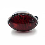 Oval LED Tail Brake Light License Plate for Honda Kawasaki Suzuki Yamaha