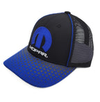 Mopar M Script Logo Mesh Trucker Hat Cap with Hexagon Pattern for Dodge (—)