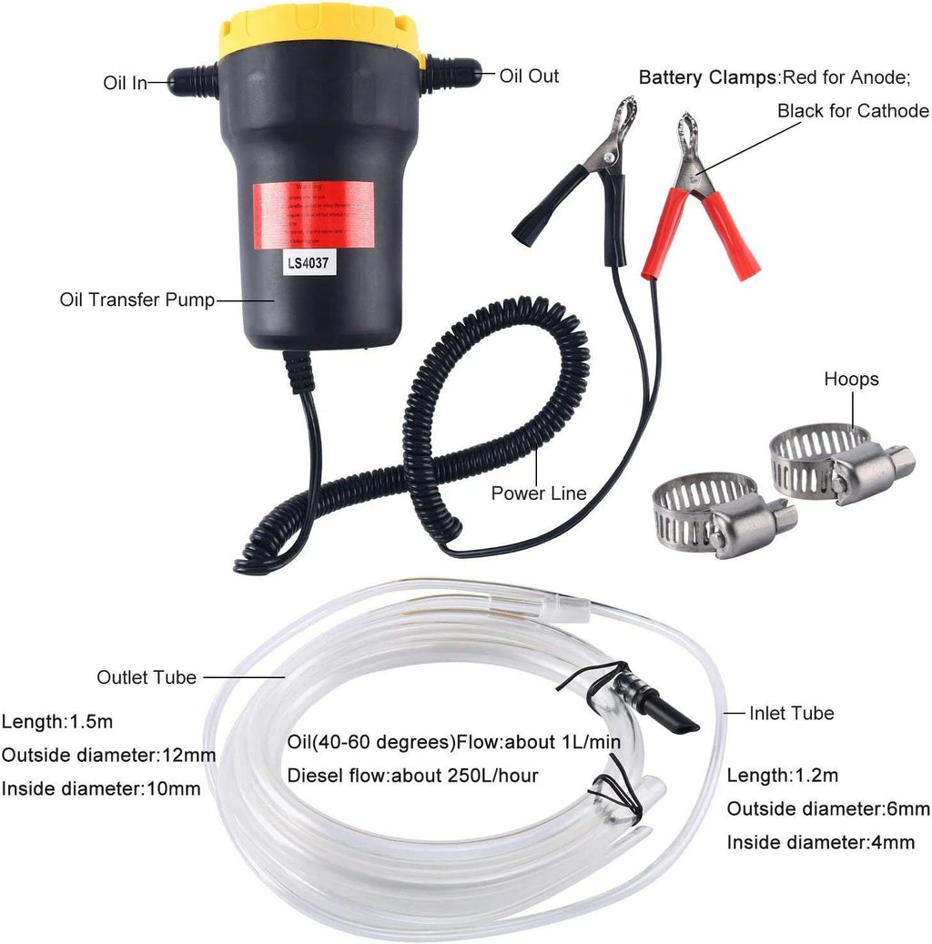 Electric Oil Transfer Pump for Fast Change Transmission Fluid Extractor