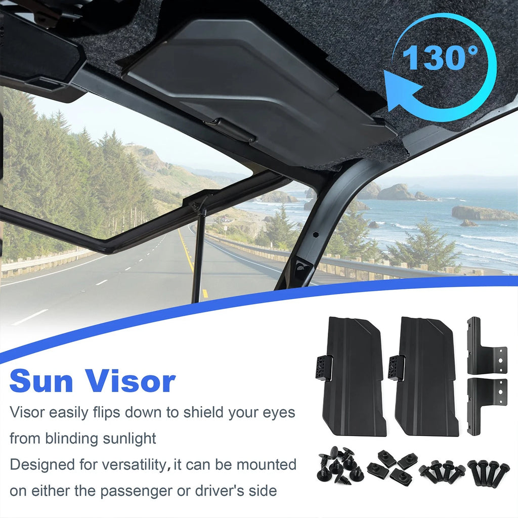 Sun Visors 2890571 for Polaris Ranger XD1500 & Crew XD1500 (2024-2025)