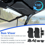 Sun Visors 2890571 for Polaris Ranger XD1500 & Crew XD1500 (2024-2025)