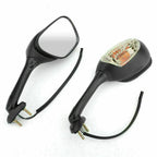 Rearview Side Mirrors w/Turn Signals for Suzuki GSXR 1000 750 600 (2002–2015) T9