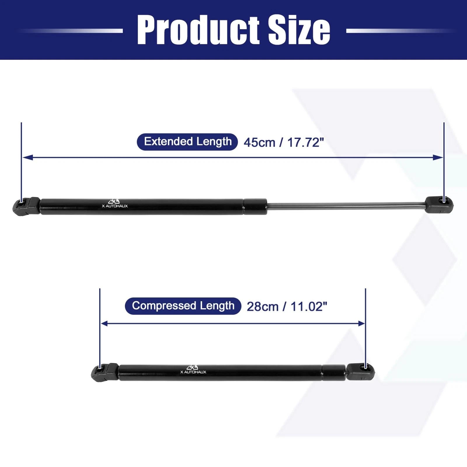 2X Front Hood Lift Supports Struts 534500W190 for Toyota 4Runner (2003–2004)