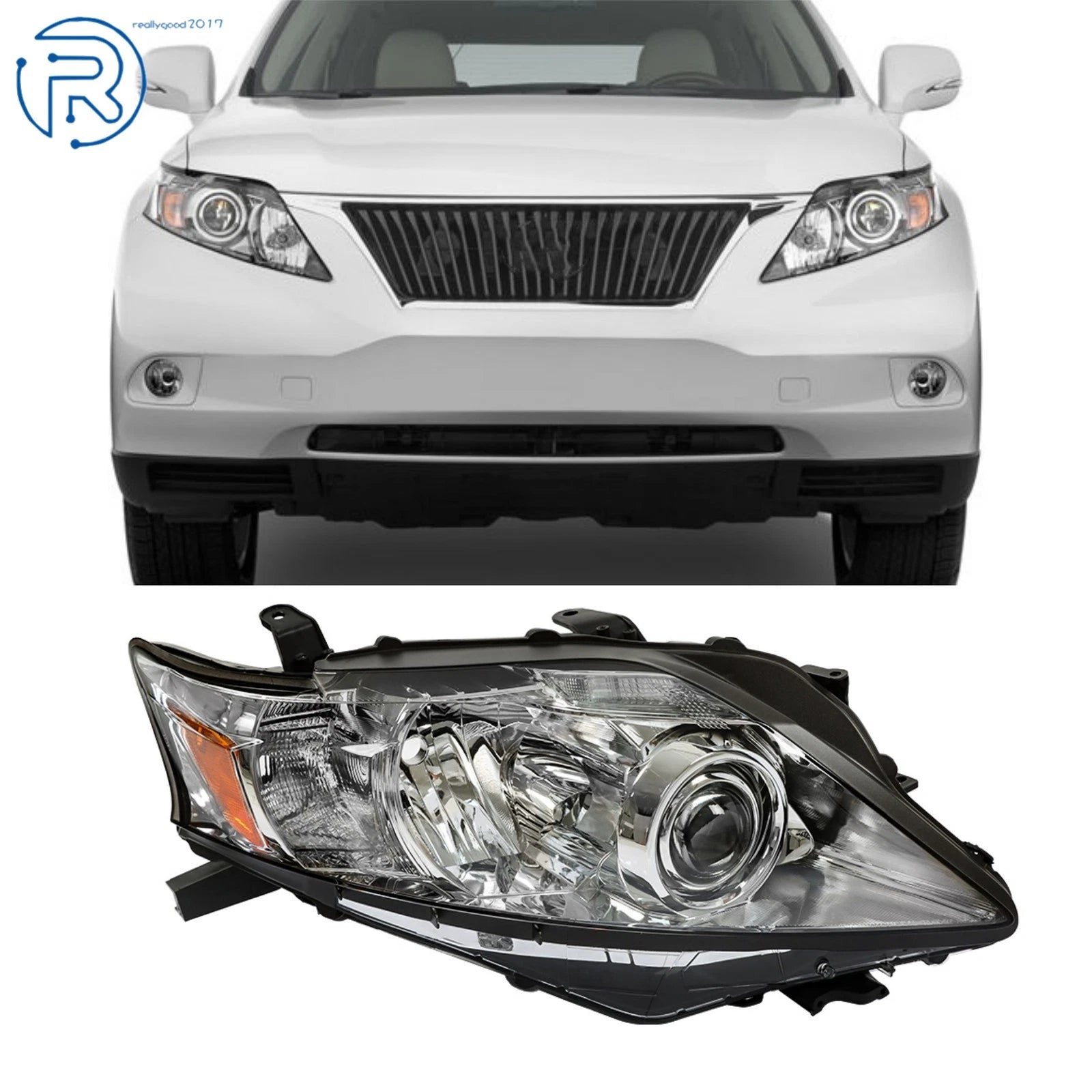 Xenon HID Headlight w/ AFS for Lexus RX350 (2010–2012) Right Side Projector Lamp