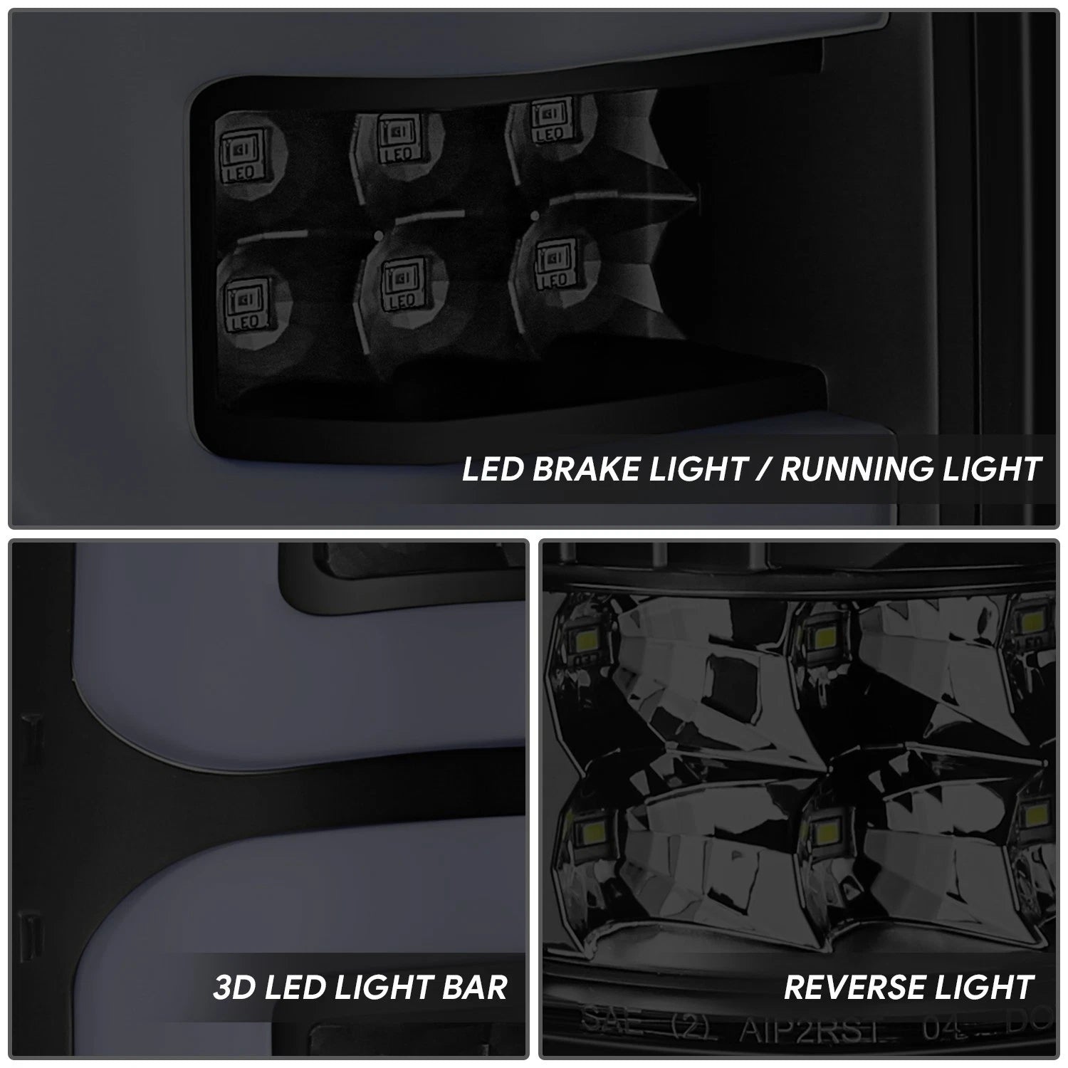 LED C-Tube Bar Tail Brake Light Reverse Lamp for Ford F150 Lobo (2004–2008)
