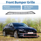 Lower Grille Front Bumper Grille for Hyundai Sonata (2014–2014)