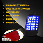 Set of 4 Blue LED Rock Lights for UTV (2010–2023)