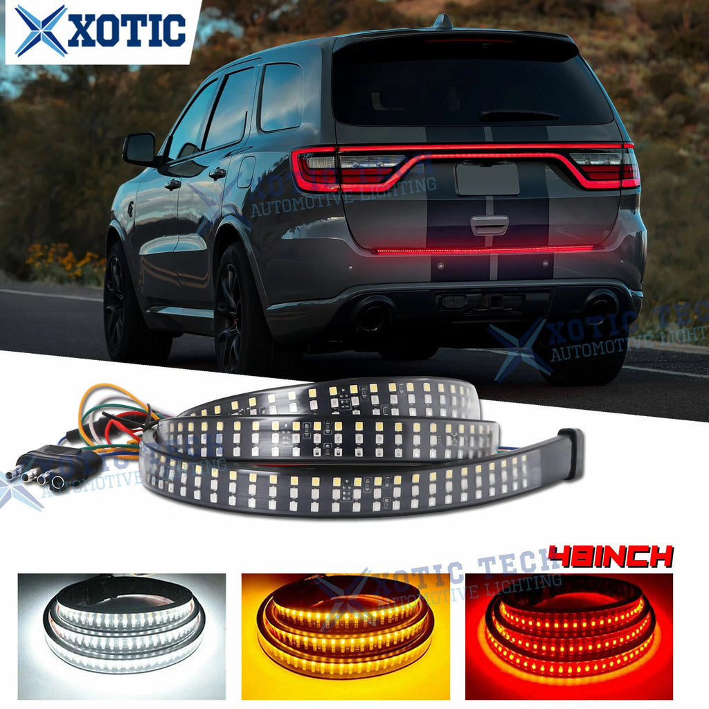 5-Functions LED Tailgate Light Strip for Dodge Ram Journey Durango (48") (2013–2017)