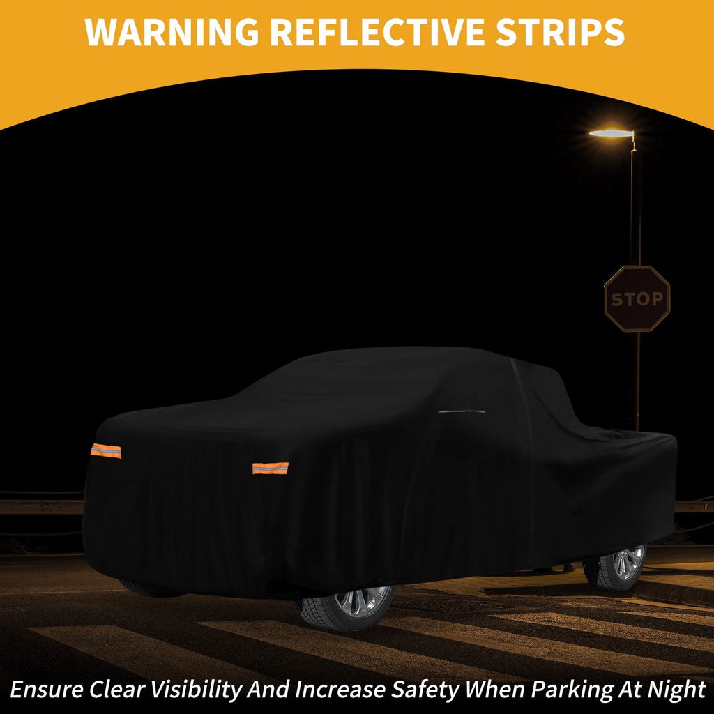 Waterproof Car Cover for Dodge Ram (210D-PU, Black)