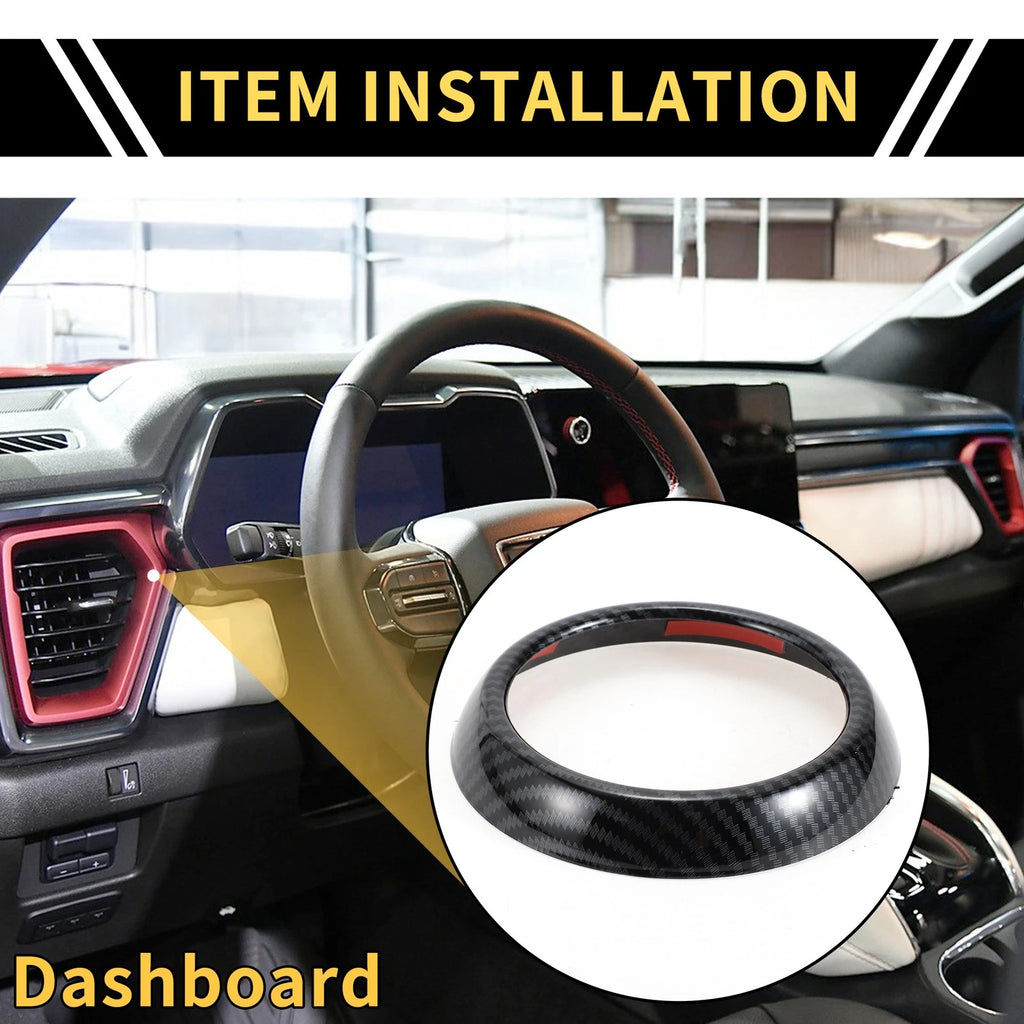 Air Vent AC Outlet Cover Trim for Chevy Colorado (2023–2024) Carbon Fiber