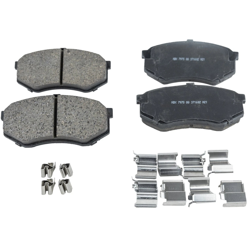 Front Brake Disc Rotors and Pads Kit for Toyota Tacoma (1995–2004)