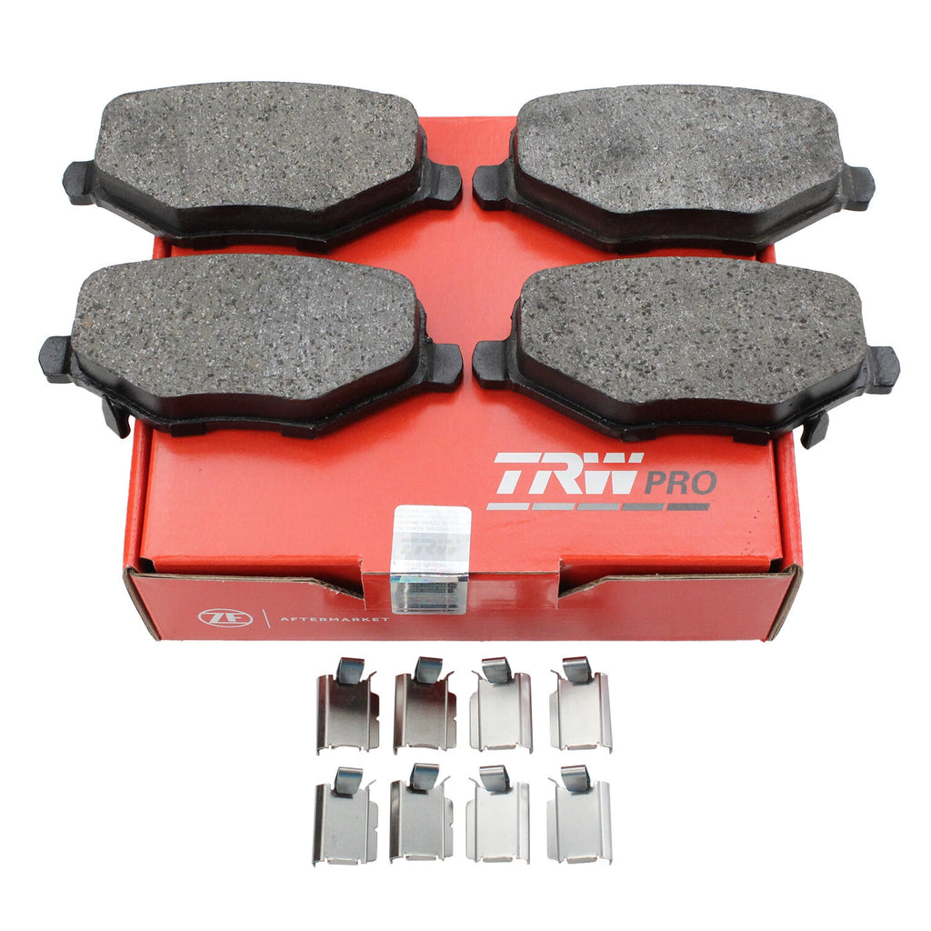 Set of 4 TRW Pro Rear Ceramic Brake Pads for Chrysler Dodge Journey Ram C/V VW Routan (2009–2020)