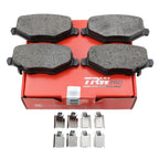 Set of 4 TRW Pro Rear Ceramic Brake Pads for Chrysler Dodge Journey Ram C/V VW Routan (2009–2020)