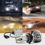 2X H7 LED Headlight Bulb Kit for NOVSIGHT (32000LM, 6500K)