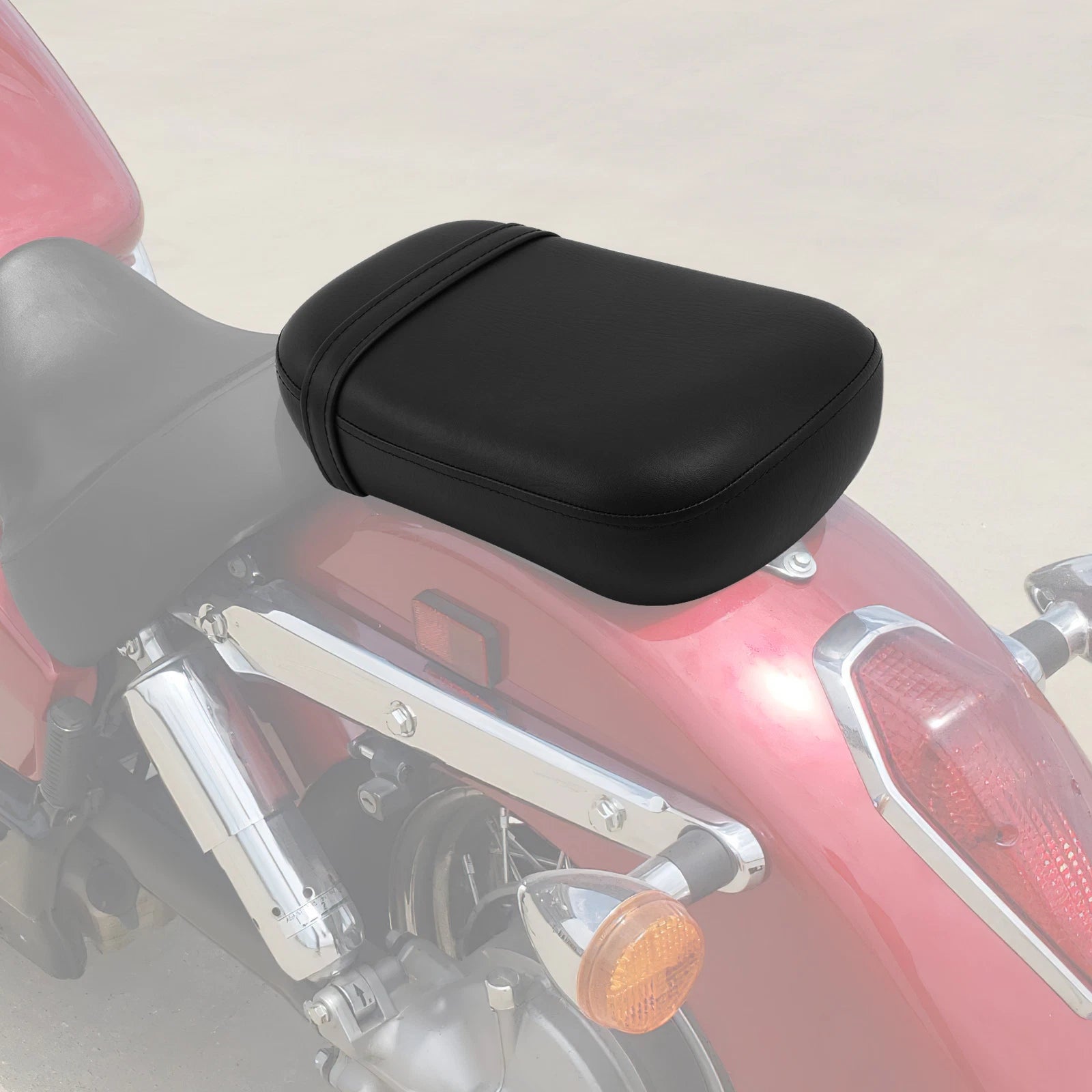 Rear Passenger Pillion Seat for Honda VT750C Shadow Aero (2004–2024) Black
