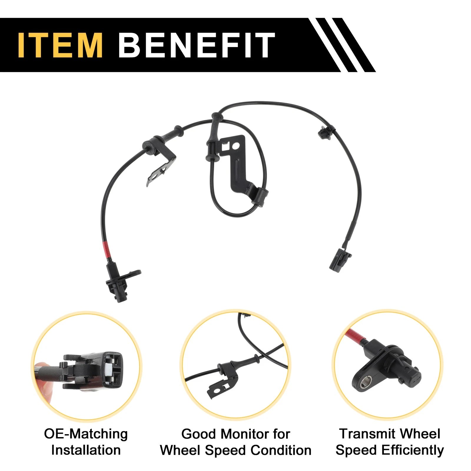 ABS Wheel Speed Sensor No. 95671A4300 for Kia Carens (2013–2015) Front Right