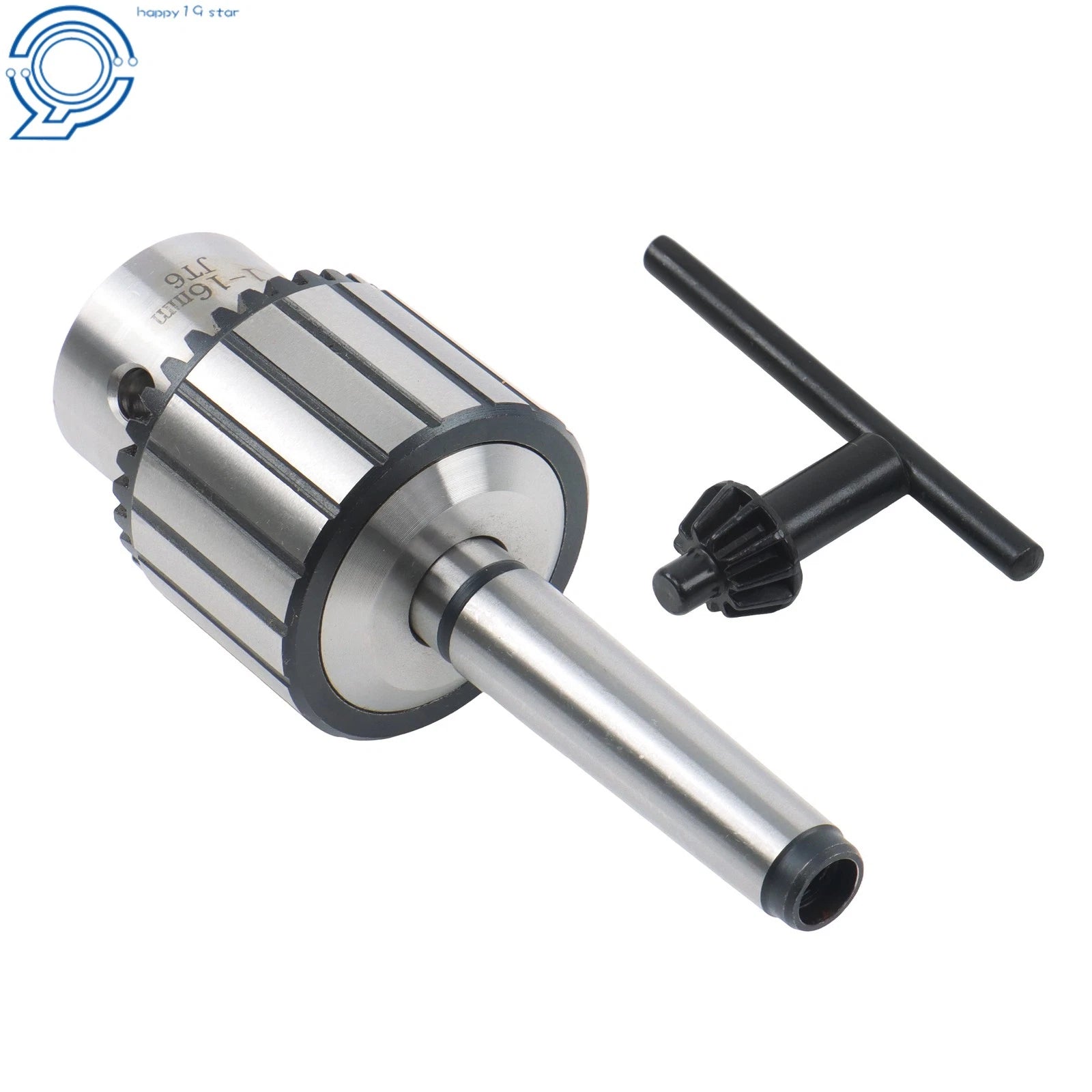 5/8 Inch Keyed Drill Chuck for MT2-JT6 Shank (Industrial Grade)