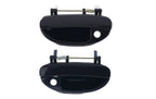 2 x Front LH+RH Smooth Black Outer Door Handle for Daewoo Nubira (1997–2003)
