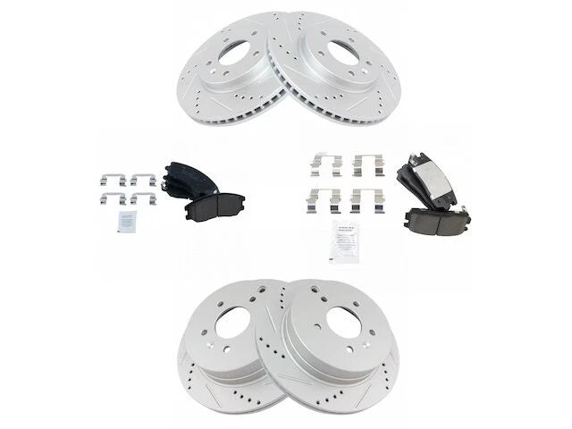 Front and Rear Brake Pad and Rotor Kit for Suzuki XL7 (2007–2009) CD737GV