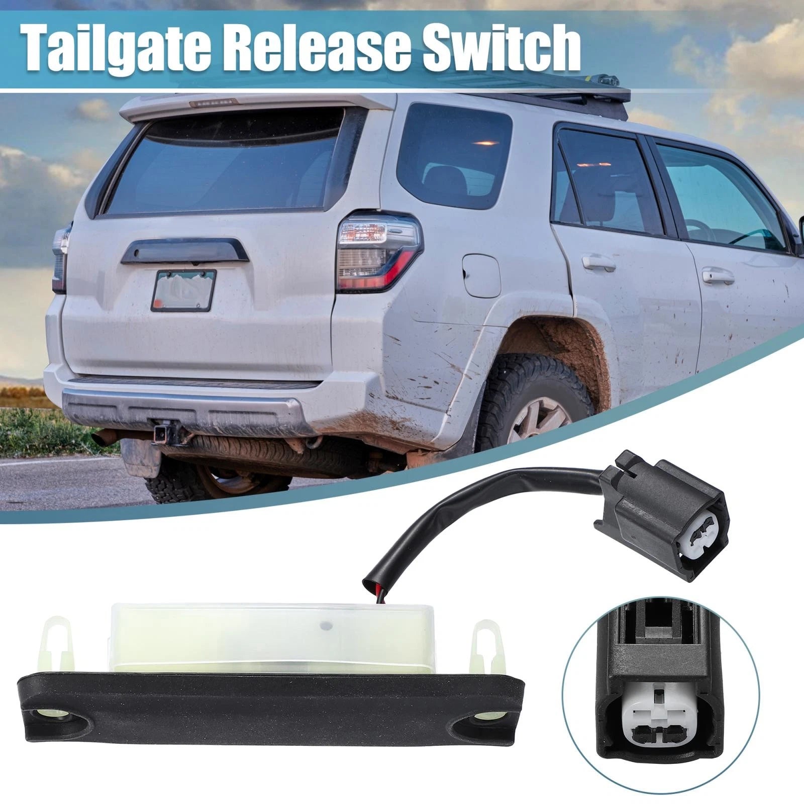 Rear Liftgate Release Switch 901-725, 84840-35010 for Toyota 4Runner (2003–2019)