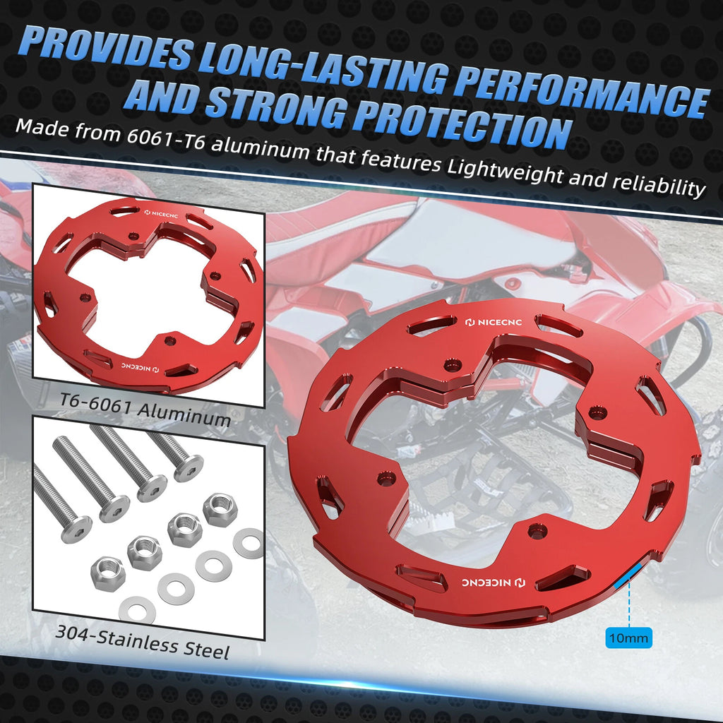 Rear Wheel Sprocket Guard for Honda TRX450R TRX450ER (2006–2014)