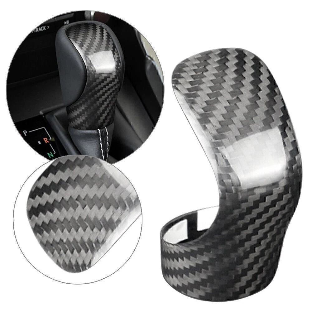Carbon Fiber Gear Shift Knob Cover Trim for Lexus IS ES GS NX RX RC (2014–2023)