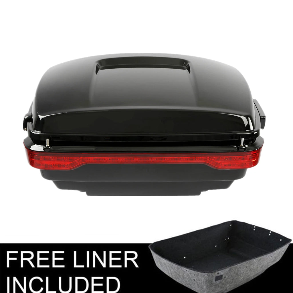 13.7" King Trunk with LED Tail Light for Harley Touring Glide (2014–2023)
