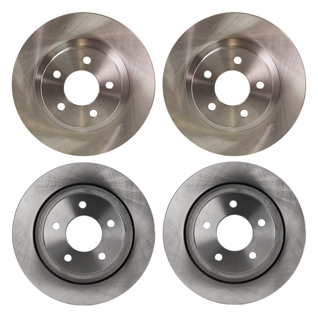 Front and Rear Disc Brake Rotors for Ford Ranger (2010–2011)