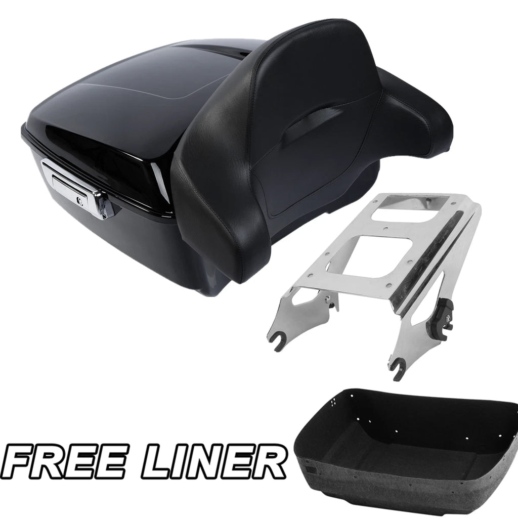 Trunk Pad Mount Rack for Harley Touring Street Glide Road King (2009–2013)