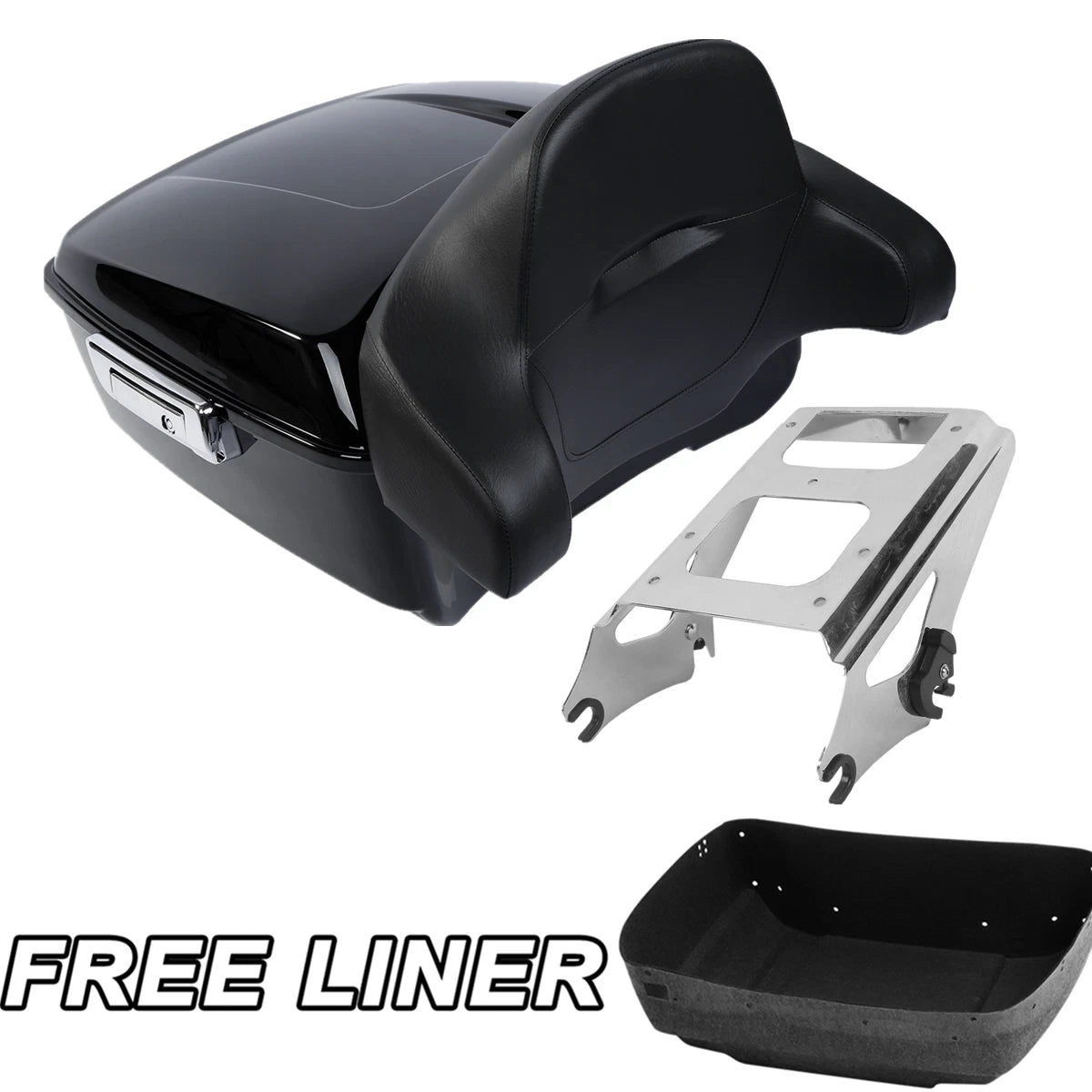 Trunk Pad Mount Rack for Harley Touring Street Glide Road King (2009–2013)