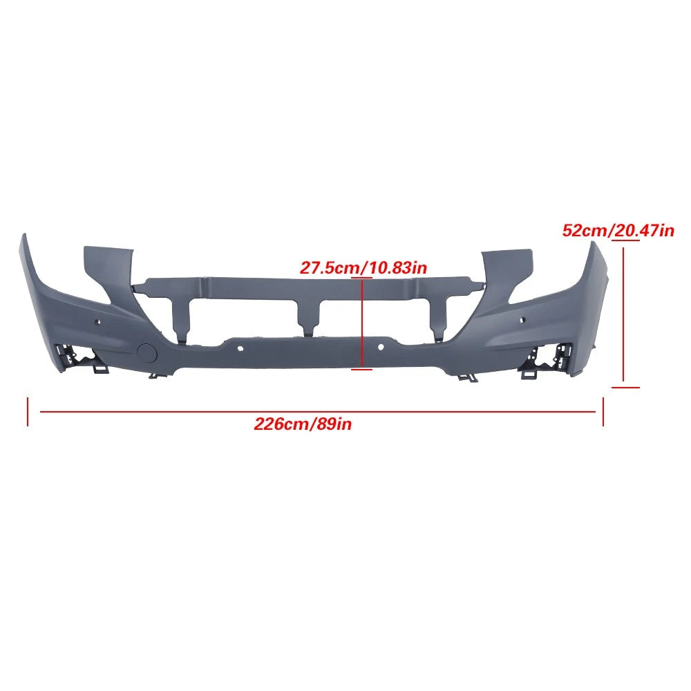 Complete Primed Front Upper Bumper for GMC Terrain (2022–2023)