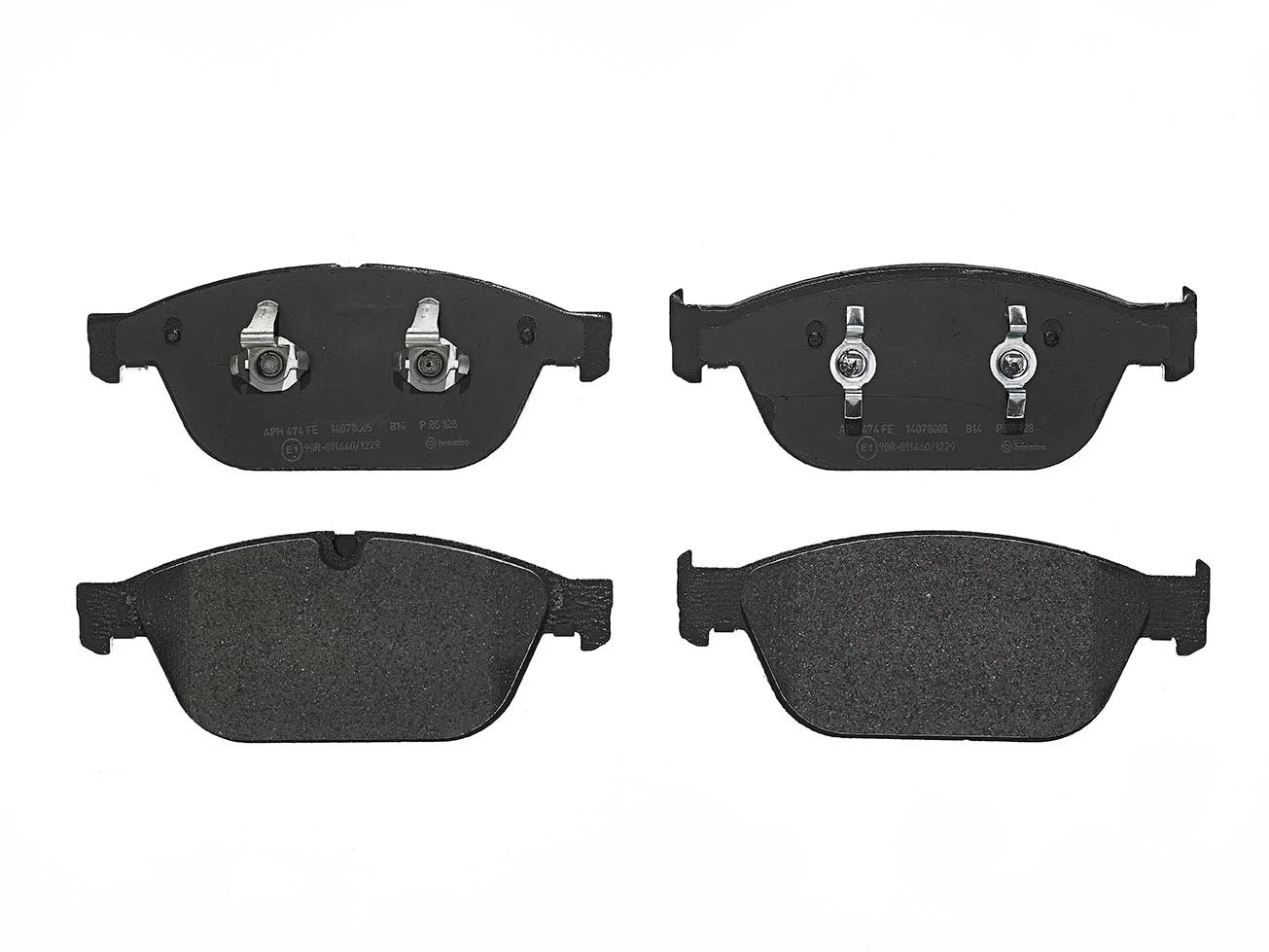 Set of 4 Brembo Front Disc Brake Pads for Audi A8 Quattro (2014–2015)