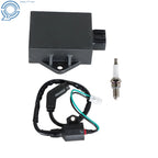 CDI Box Ignition Coil and Spark Plug for Polaris Hawkeye 300 4X4 (2007)