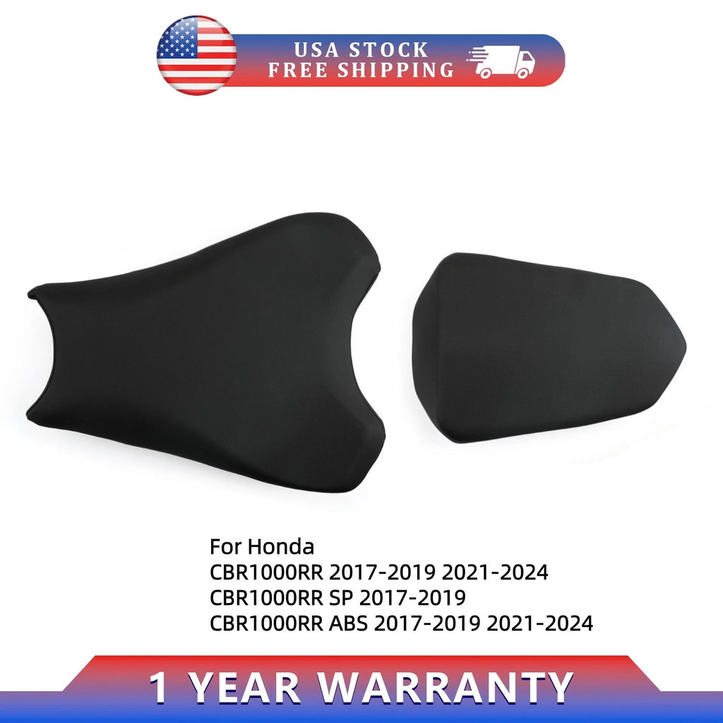 Front Driver & Rear Passenger Seat for Honda CBR1000RR (2008–2016) 77100-MKF-D41 77300-MKF-D41