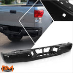 OE Style Rear Bumper Face Bar for Toyota Tundra (2007–2013) w/Park Sensor Holes Black