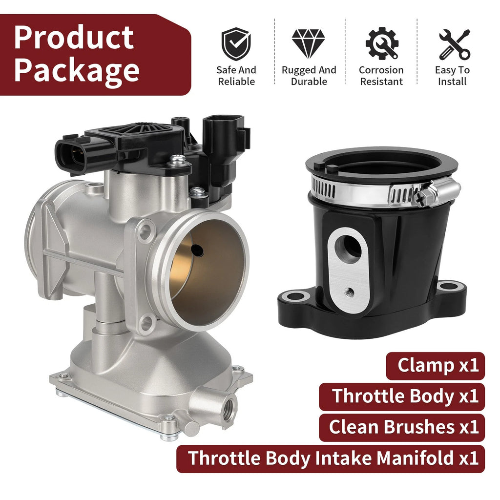 Throttle Body + Intake Manifold Boot for Polaris Ranger 570 Crew (2014)