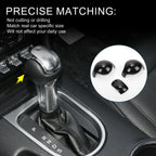 Set of 1 Gear Shift Knob Decorator Cover for Ford Mustang (2015–2023) Black