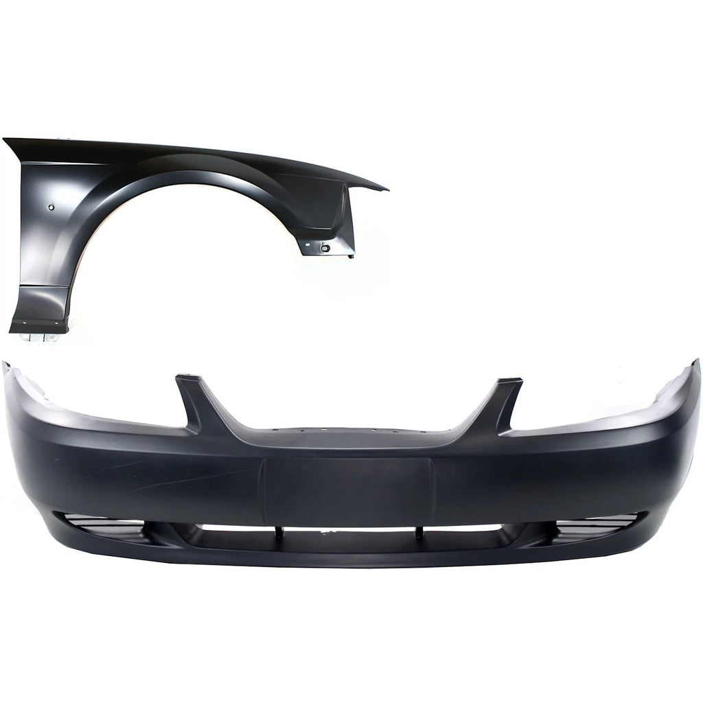 Bumper Cover Kit for Ford Mustang (1999–2004) 2pc