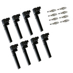 Set of 8 Ignition Coils & Spark Plugs for Jaguar S-Type