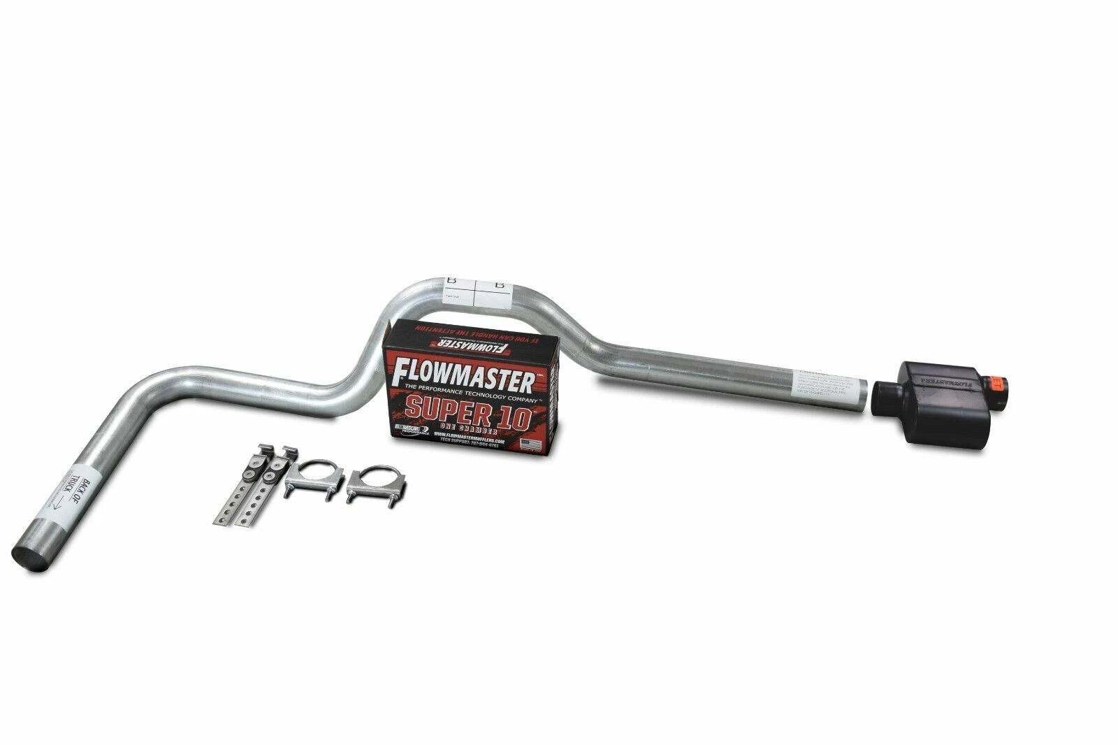 3" Single Exhaust Kit for Chevy Silverado (2007–2015) - Flowmaster Super 10 Muffler
