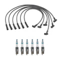 Denso 8mm Wire Set & 6 Iridium Power Spark Plugs for GM 3.8L 4.1L V6