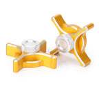 2X CNC Chain Adjuster for Yamaha MT-09 (2014–2015) Kawasaki Z800 (2013–2015) Gold
