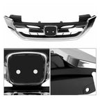Chrome Front Hood Grille for Honda Accord 9th Gen (2013–2015)