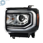 HID Headlights with LED DRL for GMC Sierra 1500 (2016-2018) Left