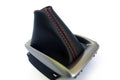 Automatic Shift Boot Cover for Mazda 3 (2014–2016) Red Stitch PVC Leather
