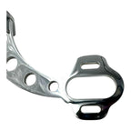 Custom Chrome Steel Brackets with Drilled Holes for 1928-1931 Model A Tail Light